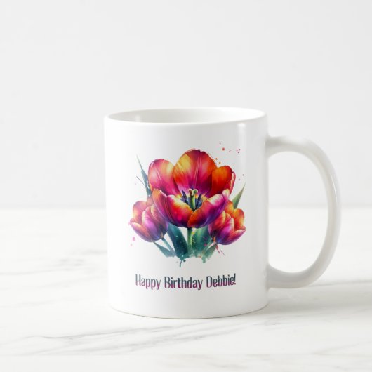 Mug Joyeux anniversaire Debbie (Droite)