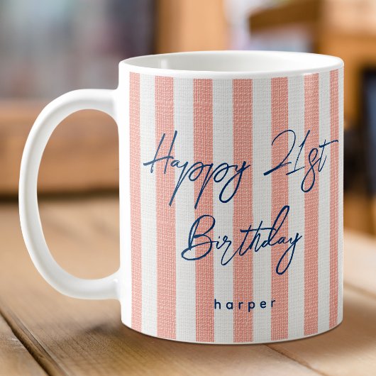 Mug Joyeux Anniversaire du 21e Corail