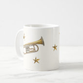 Mug Joyeux anniversaire du musicien de trompette (Devant gauche)