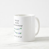 Mug Joyeux anniversaire du travail Mug, de nous tous (Devant droit)
