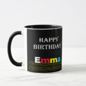 Mug Joyeux anniversaire Emma (Gauche)