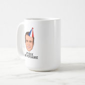 Mug JOYEUX ANNIVERSAIRE Emmanuel Macron Anniversaire (Devant gauche)