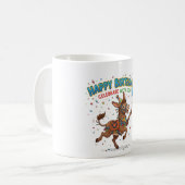 Mug Joyeux Anniversaire Fête de l'Âne (Devant gauche)