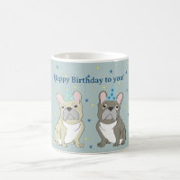 Joyeux anniversaire Français, bouledogue