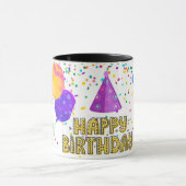 Mug Joyeux anniversaire Fun 10ème jalon (Centre)
