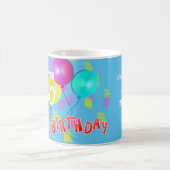 Mug Joyeux Anniversaire Fun 50e jalon Personnalisé (Centre)