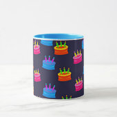 Mug Joyeux anniversaire, gâteau aux bougies, (Centre)