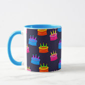 Mug Joyeux anniversaire, gâteau aux bougies, (Gauche)