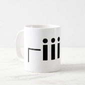Mug Joyeux anniversaire [ Gâteau ] Emoticon japonais (Devant gauche)
