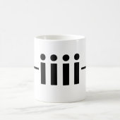 Mug Joyeux anniversaire [ Gâteau ] Emoticon japonais (Centre)