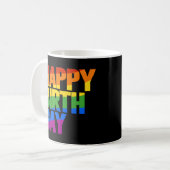 Mug Joyeux anniversaire gay (Devant gauche)