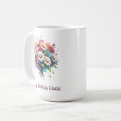 Mug Joyeux anniversaire Gloria (Devant gauche)