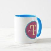 Mug Joyeux anniversaire gnome unisex ajouter monogramm (Devant droit)