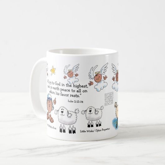 Mug Joyeux anniversaire, Jésus (Devant gauche)