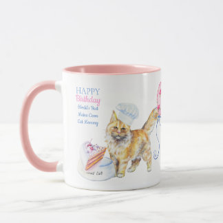 Mug Joyeux anniversaire Maine Coon Chat Maman - Person