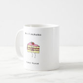 Mug Joyeux Anniversaire Manger du gâteau, anniversaire (Devant gauche)