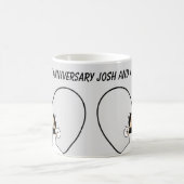 Mug JOYEUX ANNIVERSAIRE mignon Mariage Couple (Centre)