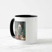 Mug Joyeux anniversaire, Miss Jones par Norman Rockwel (Devant gauche)