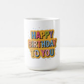Mug Joyeux Anniversaire Motif (Centre)