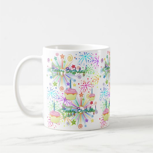 Mug Joyeux Anniversaire Mug (Gauche)