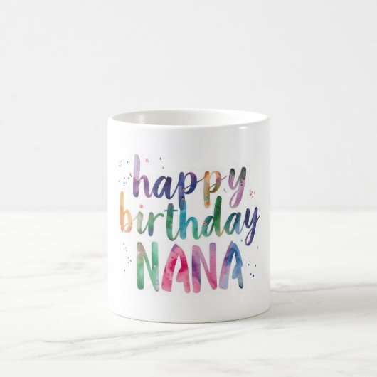 Mug Joyeux Anniversaire Nana (Centre)