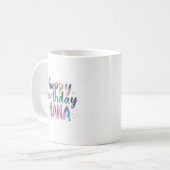 Mug Joyeux Anniversaire Nana (Devant gauche)