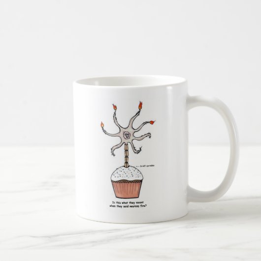 Mug Joyeux anniversaire Neuron Cupcake (Droite)