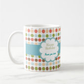 Mug Joyeux anniversaire (points de poka) (Gauche)