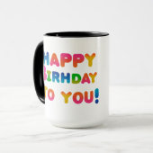 Mug Joyeux anniversaire pour toi (Devant gauche)