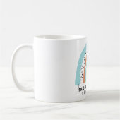 Mug Joyeux anniversaire Rainbow Blue Peach (Gauche)