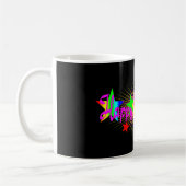Mug Joyeux anniversaire rose coloré (Gauche)