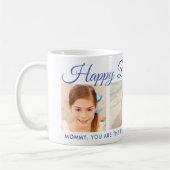 Mug Joyeux Anniversaire Script Collage de Photos (Gauche)