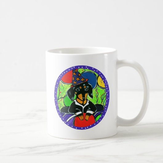 Mug Joyeux Anniversaire Teckel (Droite)