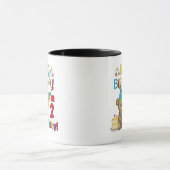 Mug Joyeux anniversaire Teddy Bear 2e t-shirts et cade (Centre)