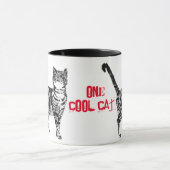 Mug Joyeux Anniversaire Toi Chat Tabby Cool (Centre)