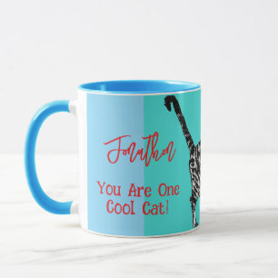 Mug Joyeux Anniversaire Vous Chat Tabby Cool Mens Mari