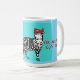 Mug Joyeux anniversaire Vous Cool Tabby Chat Mens Mari