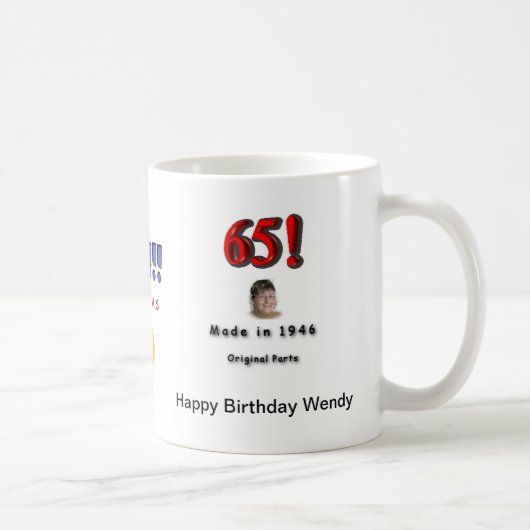 Mug Joyeux anniversaire Wendy (Droite)
