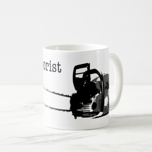 Mug Joyeux Arboriste de Noël Chainsaw (Devant droit)
