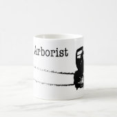 Mug Joyeux Arboriste de Noël Chainsaw (Centre)