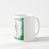 Mug Joyeux Arboriste de Noël Chainsaw. (Devant droit)