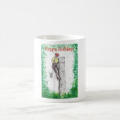 Mug Joyeux Arboriste de Noël Chainsaw. (Centre)