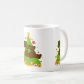 Mug Joyeux arbre de Noël muette (Devant droit)