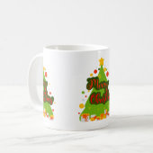 Mug Joyeux arbre de Noël muette (Devant gauche)