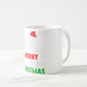 Mug Joyeux arbre de Noël Stethoscope Nurse Funny migno (Devant droit)