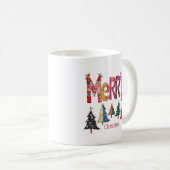 Mug Joyeux arbres de Noël (Devant droit)