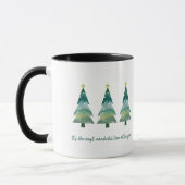 Mug Joyeux arbres de Noël (Gauche)