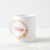 Mug Joyeux arbres de Noël (Devant gauche)