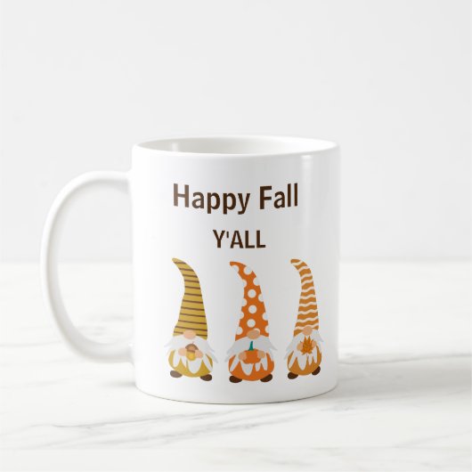 Mug Joyeux automne à vous tous les gnomes (Gauche)