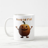 Mug Joyeux automne y'all automne mignon citrouilles mu (Gauche)